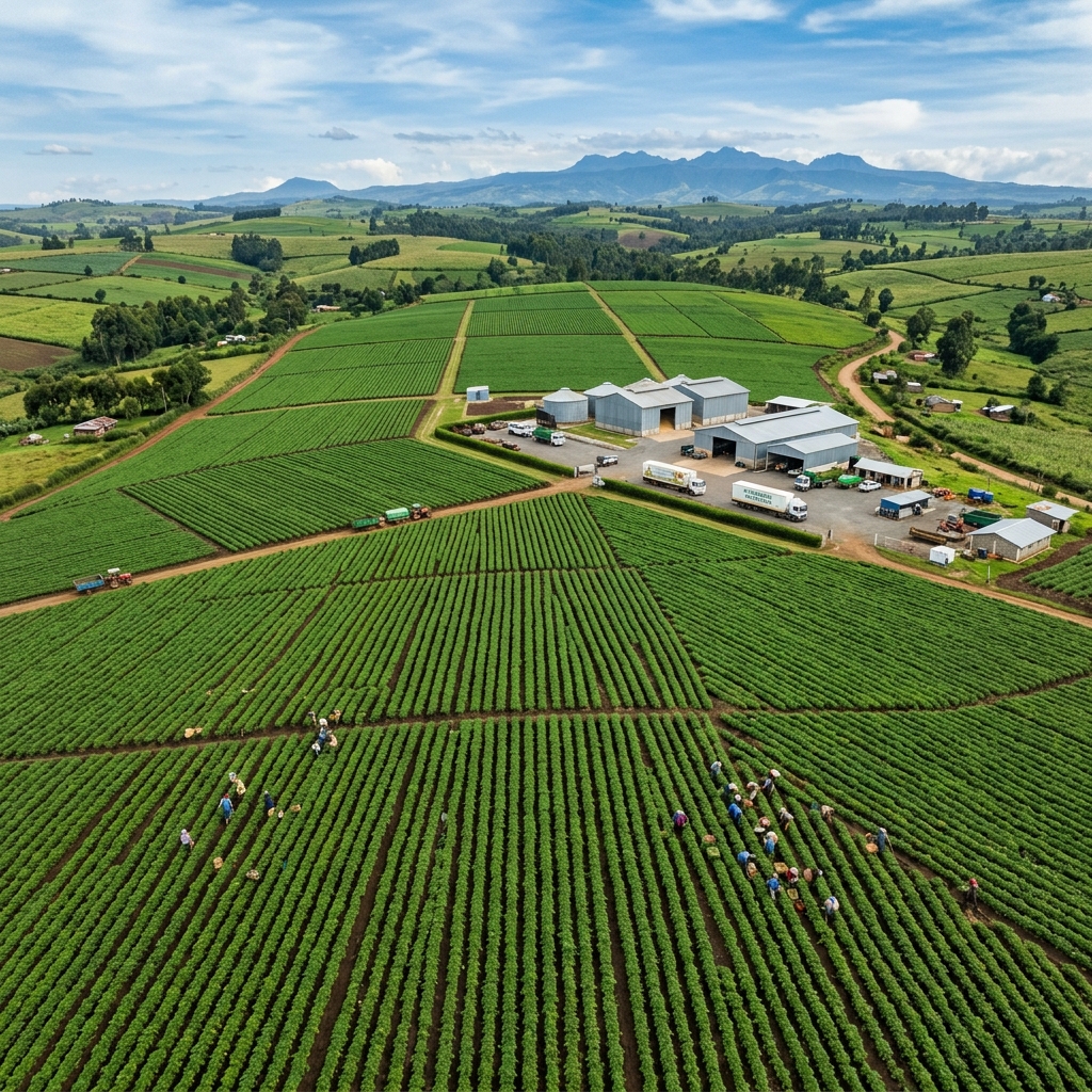 Nyandarua Potatoes farm in Nyandarua County